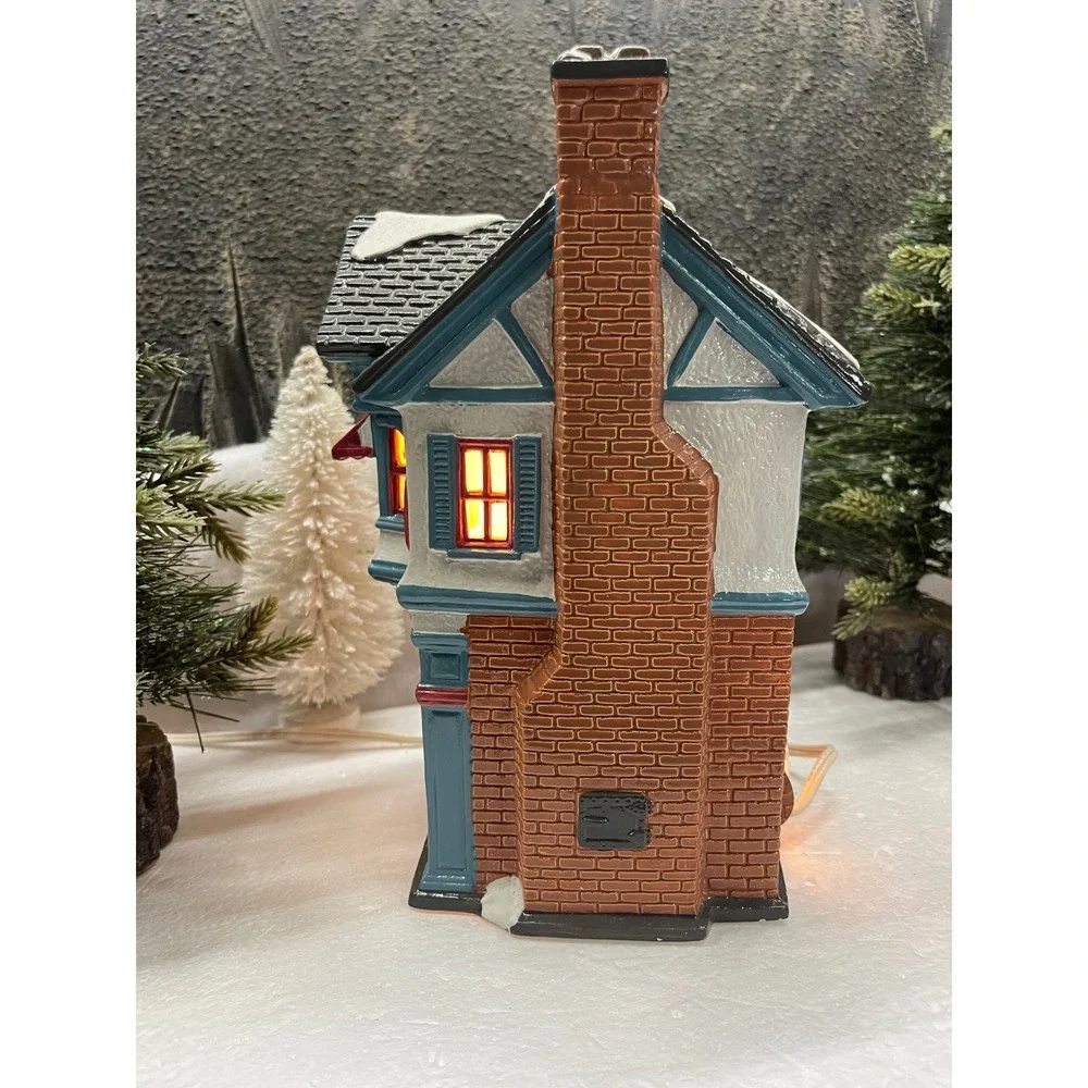Department 56 Snow Village MARVEL'S BEAUTY SALON 1994 Vintage 54817